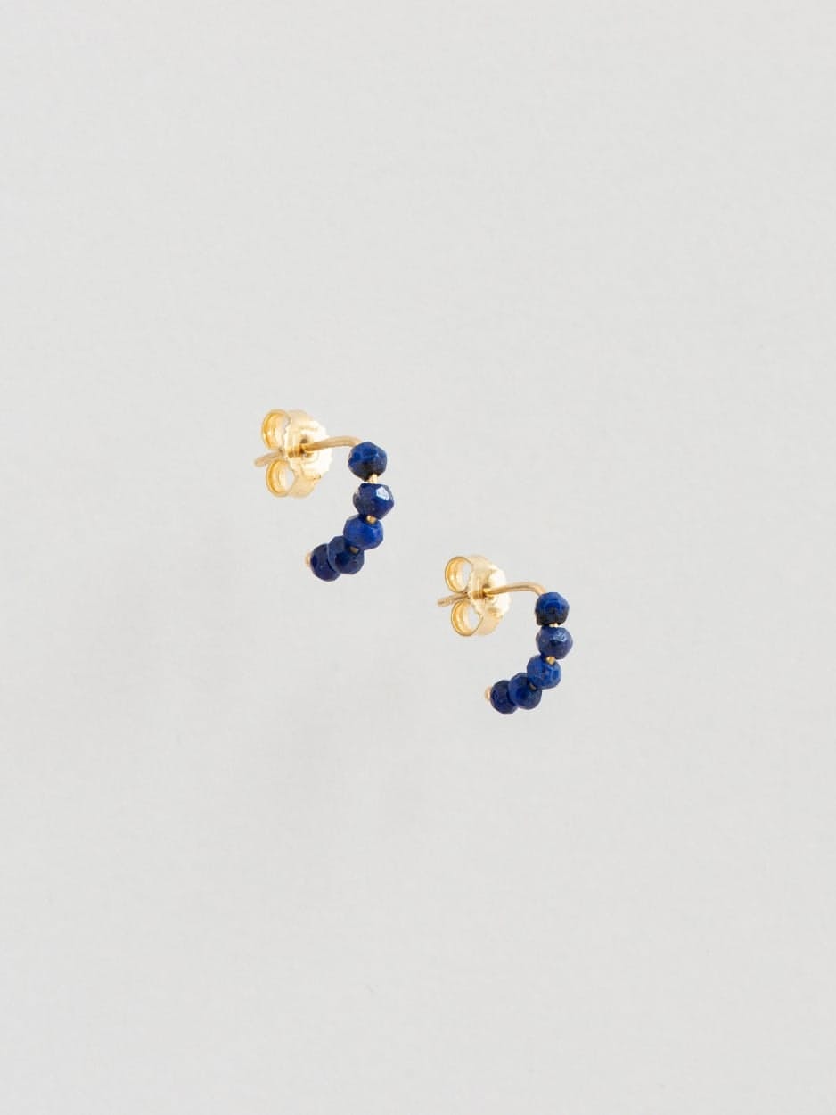 Tutti-Frutti mini earrings by MdMN  Earrings in 18kt gold and semi-precious stones. They can be made with any color combination of the stones I have available. Colorful, light and elegant, you will always want to wear them!